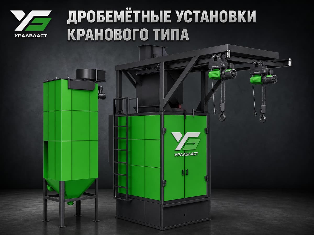 Дробеметные установки кранового типа в Санкт-Петербурге и Ленинградской области