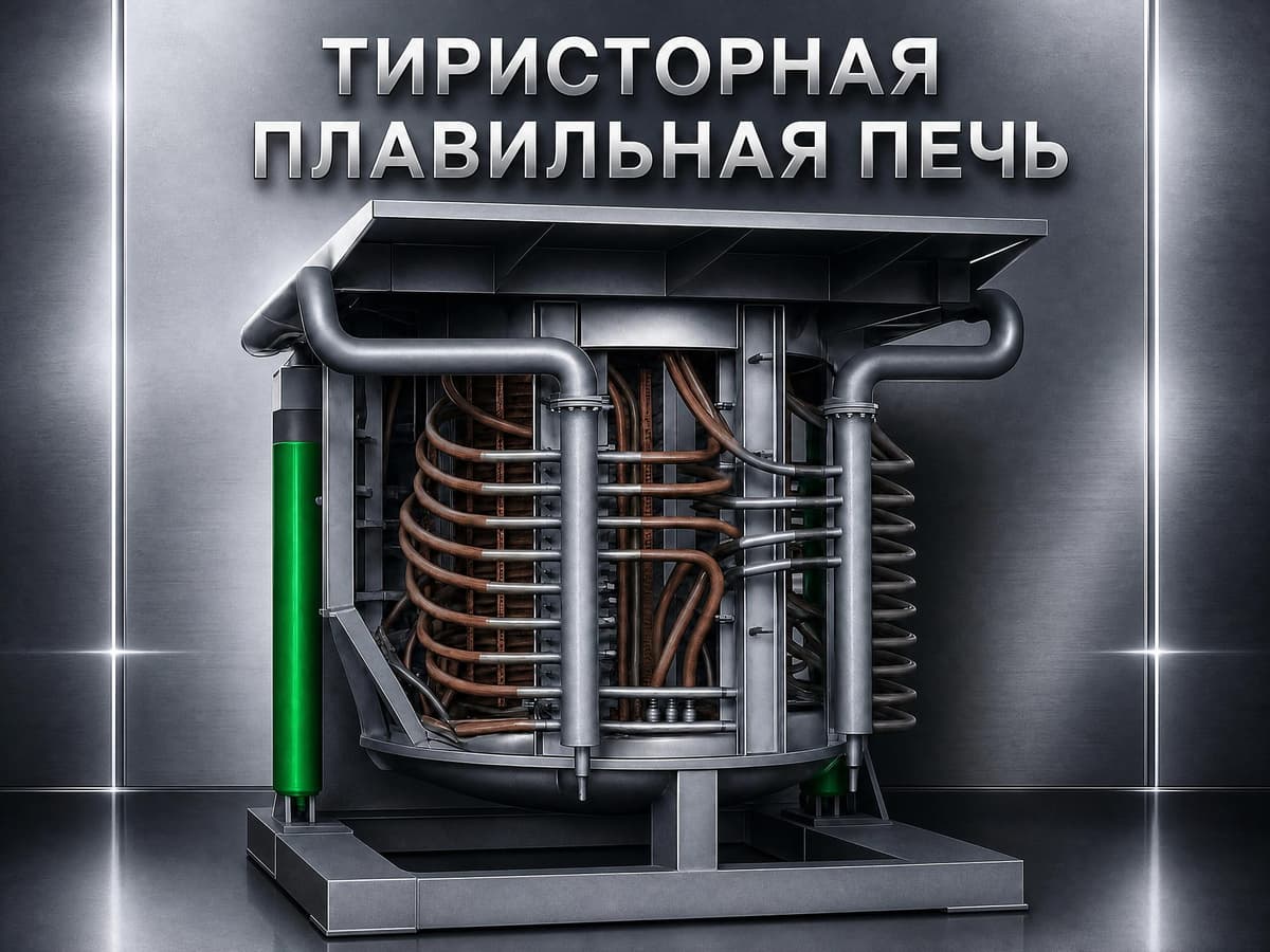 Индукционная тиристорная печь УИ-3Т-2400 в Санкт-Петербурге и Ленинградской области